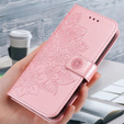 Pattintható tok a Samsung Galaxy A54 5G, Mandala Flower, rózsaszín rose gold