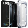 2x edzett adatvédelmi üveg az iPhone 17 Pro/17/16 Pro-hoz, ERBORD 9H Easy App Anti-Peep