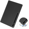 Tok Samsung Galaxy Tab S10 Ultra, Smartcase tolltartóval, fekete