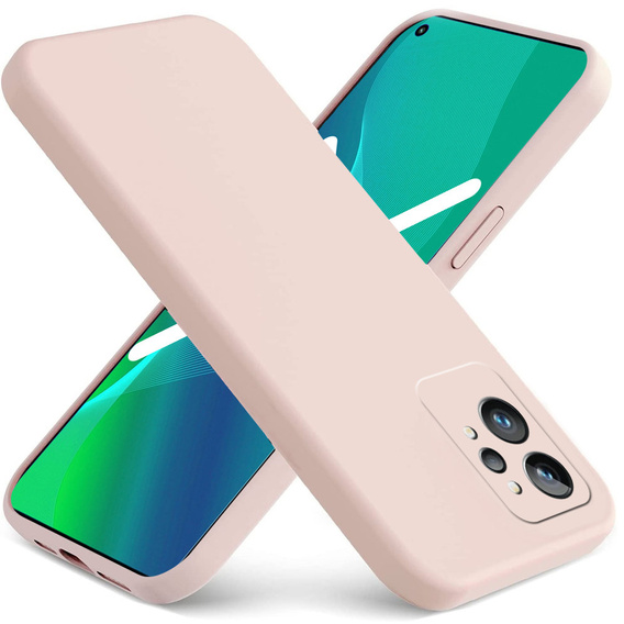Telefontok a Realme GT2 Pro, Silicone Lite, rózsaszín