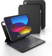 Billentyűzet tok iPad 11" 2025 A16 (11 gen.) / iPad 10.9" 2022 (10 gen.), Dexnor Magnetic Keyboard Touchpad, fekete