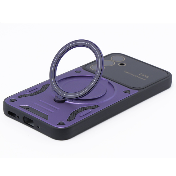 Páncélozott tok Samsung Galaxy A54 5G, CamShield MagSafe, lila