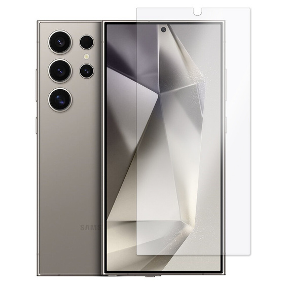 2x edzett üveg a Samsung Galaxy S24 Ultra, ERBORD 9H Hard Glass a képernyőn