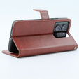 Pattintható tok a Xiaomi 13T / 13T Pro, Crazy Horse Wallet, barna