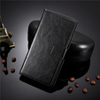 Pattintható tok a Infinix Hot 11s, Crazy Horse Wallet, fekete