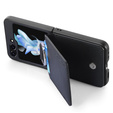 Tok Samsung Galaxy Z Flip7 FE / Z Flip6, Card Slot Ring Case, fekete