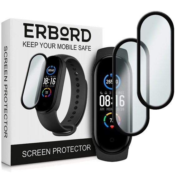 2x ERBORD hibrid üveg a Xiaomi Mi Band 5