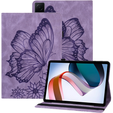 Telefontok a Lenovo Tab M9, Wallet Pen Slot, butterflies, barna