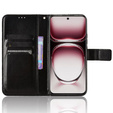 Pattintható tok a Oppo Reno 12, Crazy Horse Wallet, fekete