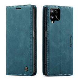 CASEME tok Samsung Galaxy A12 / M12 / A12 2021, Leather Wallet Case, kék