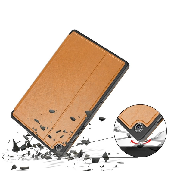 Telefontok a Samsung Galaxy Tab A9+, Business Card and Pen Slot, barna