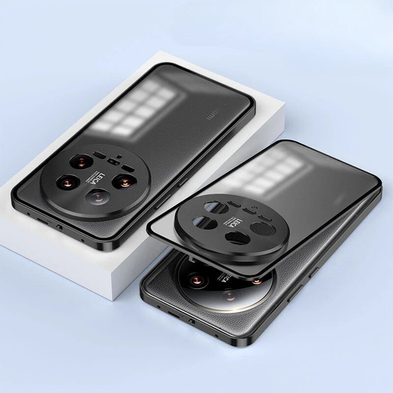Tok Xiaomi 14 Ultra, Magnetic Dual Glass, fekete
