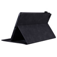 Tok Samsung Galaxy Tab S6 Lite, Classic, tolltartóval, fekete