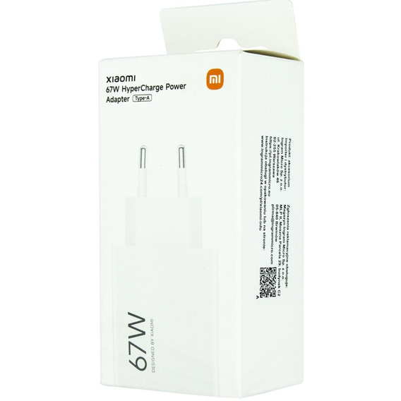 Eredeti Xiaomi GaN HyperCharge 67 W hálózati töltő