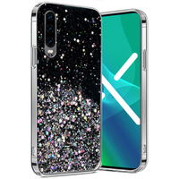 Telefontok a Huawei P30, Glittery, fekete