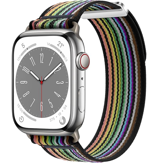 Nylon szíj az Apple Watch 1/2/3/4/4/5/6/7/8/9/10/SE/Ultra/Ultra 2 42/44/45/49MM órához