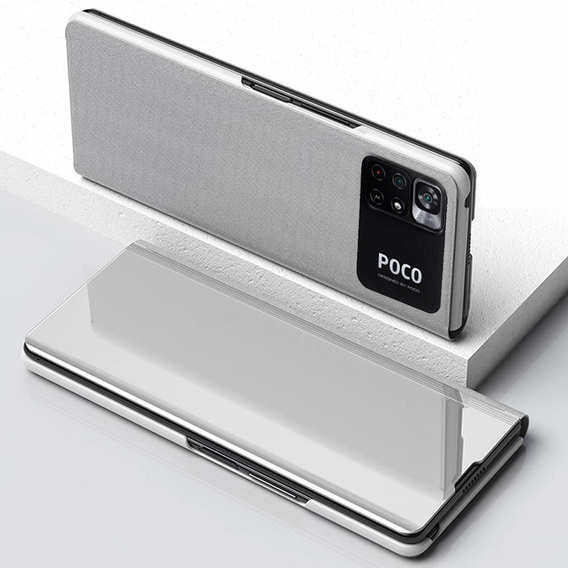 Telefontok a Xiaomi Poco M4 Pro 4G, Clear View, ezüst