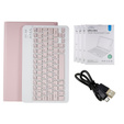 Tok + billentyűzet Lenovo Tab M10 Plus Gen 3 TB-125F TB-128F, rózsaszín rose gold