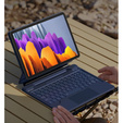 Billentyűzet tok Samsung Galaxy Tab S10 Lite / S10 FE / S9 FE / S9, Dexnor Magnetic Keyboard Touchpad, kék