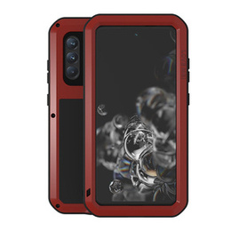 Love Mei Telefontok a Samsung Galaxy S21 FE, armored with glass, piros