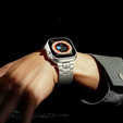 Karkötő Apple Watch 1/2/3/4/4/5/6/7/8/9/SE/ULTRA/ULTRA 2 42/44/45/45/49MM, titánium