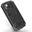 Páncélozott tok a iPhone 14, R-JUST, fekete