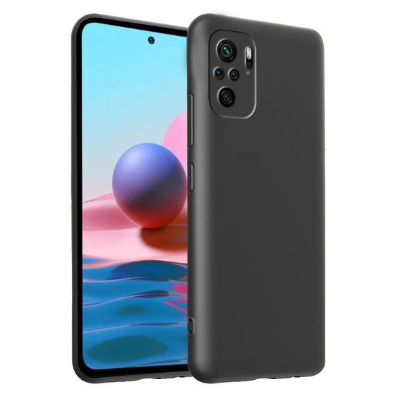 Telefontok a Xiaomi Redmi Note 10 / 10S, Silicone Lite, fekete