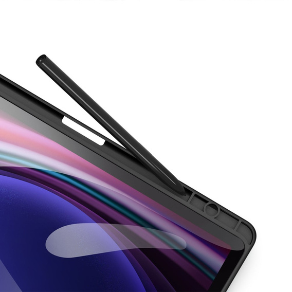 Tok Samsung Galaxy Tab S10 Lite / S10 FE / S9 FE, Dux Ducis TOBY, fekete