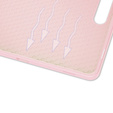 Tok Samsung Galaxy Tab S10 FE+ Plus, Smartcase tolltartóval, rózsaszín