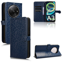 Flap tok Xiaomi Redmi A3, Wallet Rhombus, kék