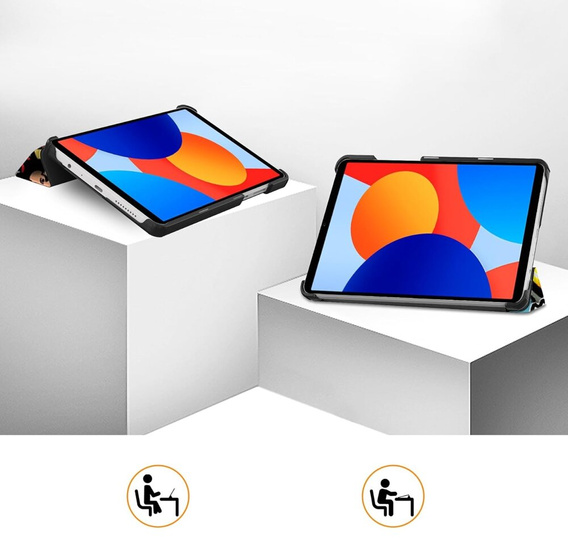 Tok Xiaomi Redmi Pad SE 8.7, Smartcase, graffiti