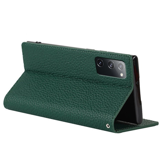 Bőr tok a Samsung Galaxy S20 FE, ERBORD Grain Leather, zöld
