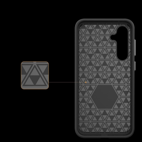 Páncélozott tok Samsung Galaxy A35 5G, Dual Armored, fekete