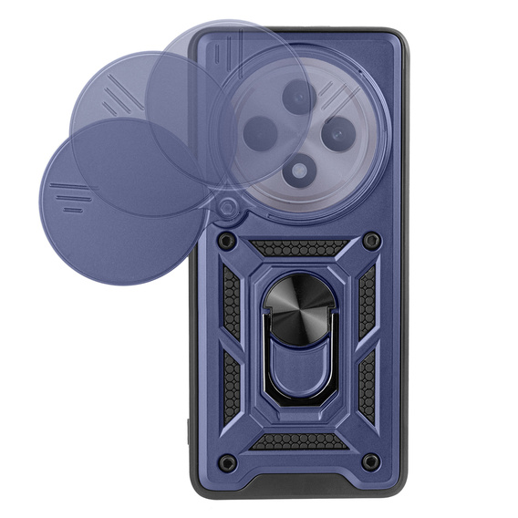 Telefontok a Oppo Reno 12FS / Oppo Reno 12F, CamShield Slide, kék