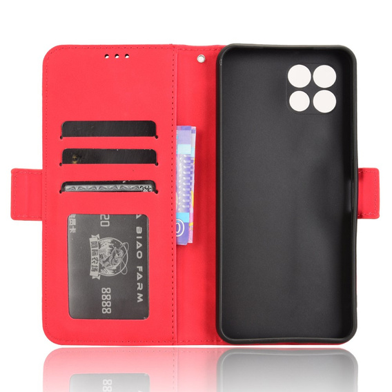 Pattintható tok a T Phone 2 5G, Card Slot, piros
