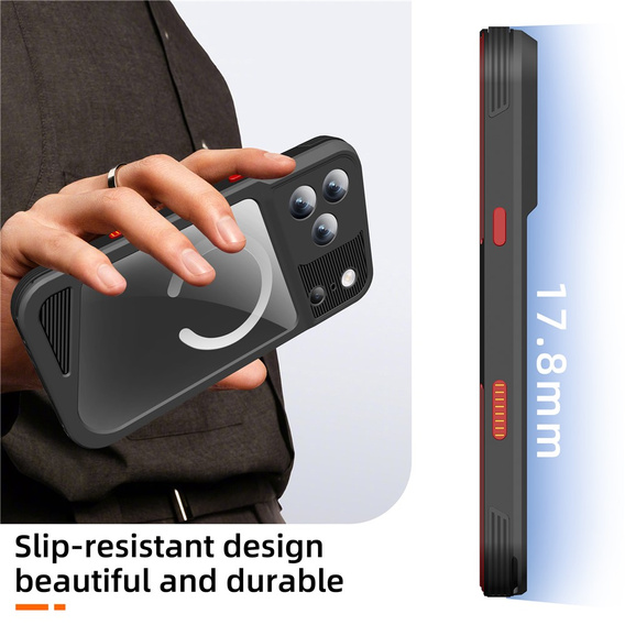 SHELLBOX GTM IP68 vízálló tok MagSafe-vel iPhone 17 Pro Max készülékekhez