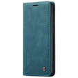 CASEME tok Samsung Galaxy A53 5G, Leather Wallet Case, zöld