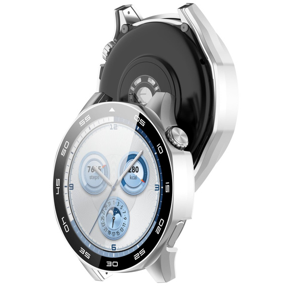 2in1 tok + edzett üveg a Huawei Watch GT 5 46mm-hoz, átlátszó