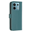 Pattintható tok a Xiaomi Redmi Note 13 Pro 4G / Xiaomi Redmi Note 14S / Xiaomi Poco M6 Pro 4G, BINFEN Wallet, zöld