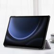 Tok Samsung Galaxy Tab S9 FE+ Plus, Smartcase tolltartóval, szürke