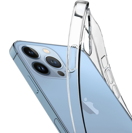 Vékony tok a iPhone 13 Pro Max, Slim, átlátszó
