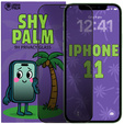 Shy Palm Privacy edzett üveg iPhone 11-hez
