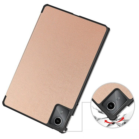 Tok Lenovo Tab M11, Smartcase, rózsaszín rose gold