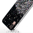 Telefontok a Huawei P20, Glittery, fekete