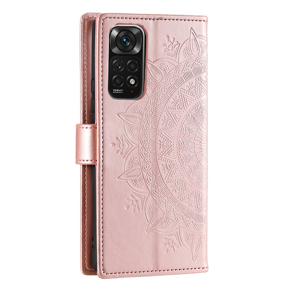 Pattintható tok a Xiaomi Redmi Note 11/11S, Mandala, rózsaszín
