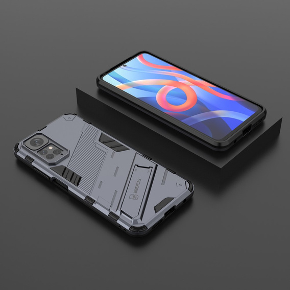 Tok Xiaomi Redmi Note 11/11S, Military kickstand, kék