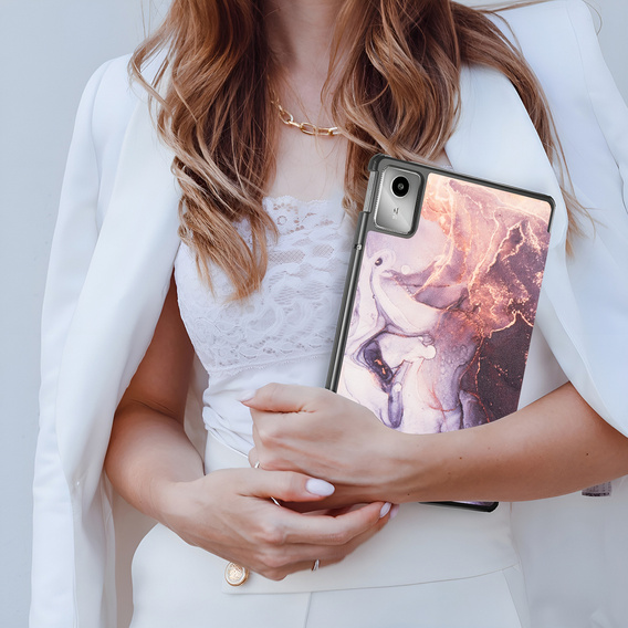 Tok Lenovo Tab M11, Smartcase, Marble 3#
