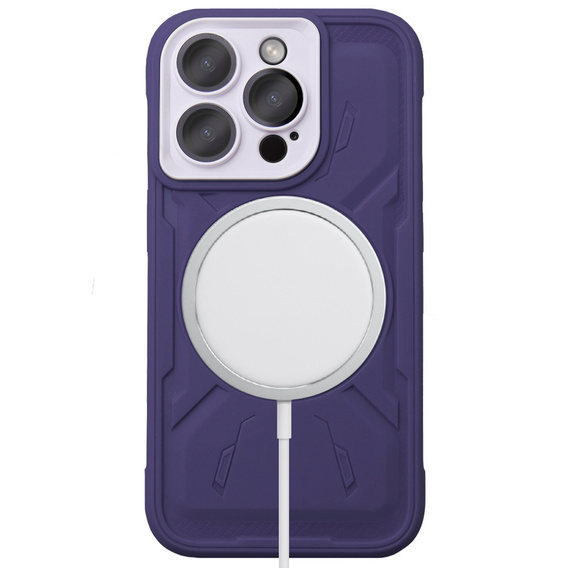 Tok iPhone 15 Pro, ERBORD Armor Mag, lila