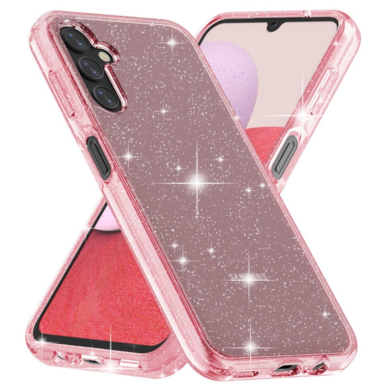 Telefontok a Samsung Galaxy A14 4G/5G, Glittery Powder, rózsaszín