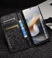 Flap tok Motorola Moto G56 5G, Wallet Rhombus, fekete